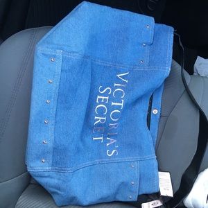 Victoria Secret Denim Tote Bag